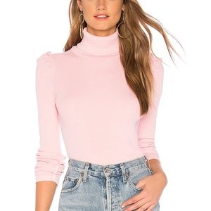 AMO Puff Sleeve Turtleneck